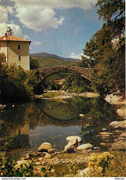 Carte Postale - 30 - Chamborigaud - Pont de Rastel (Pont Romain) de Luech (Rivière à truites) - Vieilles pierres - CPM -