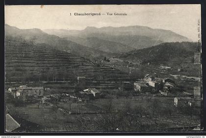 CPA Chamborigaud, Vue Générale