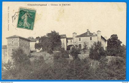 CPA GARD (30) - CHAMBORIGAUD - CHATEAU DE TAGNAC