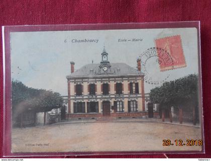 CPA - Chambourcy - Ecole-Mairie