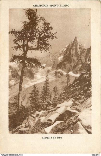 CPA Chamonix Mont Blanc Aiguille du Dru
