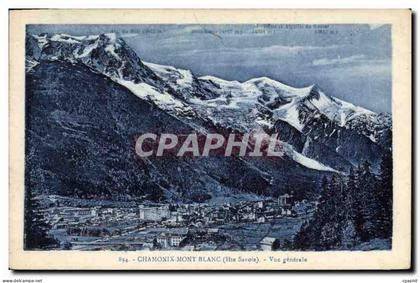 CPA Chamonix Mont Blanc (Hte Savoie) Vue generale