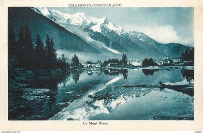 CPA Chamonix Mont-Blanc le Mont Blanc