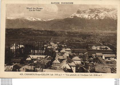 Chamoux sur Gelon - vue générale et l'Arclusaz