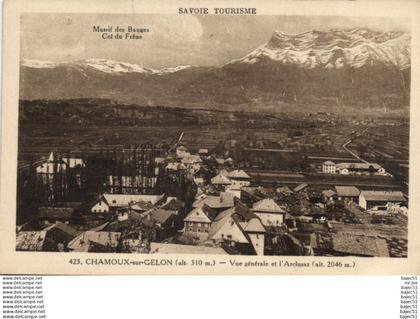 Chamoux sur Gelon - vue générale et l'Arclusaz