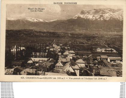 Chamoux sur Gelon - vue générale et l'Arclusaz
