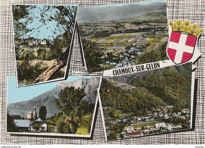 Z+23-(73) CHAMOUX SUR GELON - CARTE MULTIVUES COULEURS - 2 SCANS