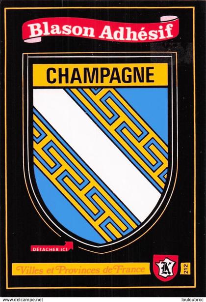 CHAMPAGNE BLASON ADHESIF