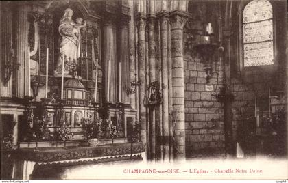 Champagne sur Oise CPA L'eglise Chapelle Notre Dame