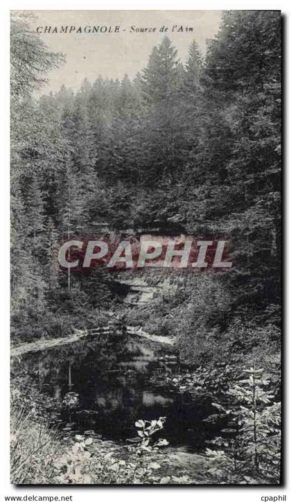 CPA Champagnole Source de l'Ain