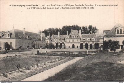 25-5159 : CHAMPIGNY-SUR-VEUDE. CHATEAU
