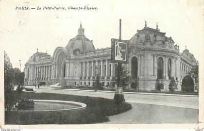 CPA le Petit Palais Champs Elysees