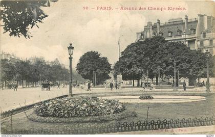 CPA Paris Avenue des Champs Elysees