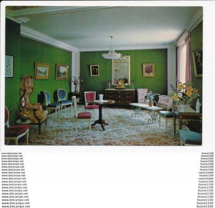 carte ( format 15 x 10 cm ) de champs sur yonne maison de retraite   ( recto verso )