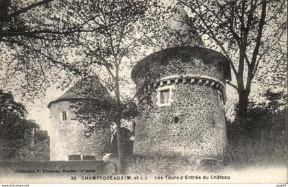 CPA Champtoceaux Les Tours d'Entree du Chateau