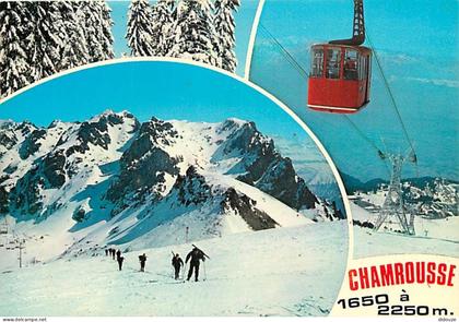38 - Chamrousse - Multivues - Hiver - Neige - Skieurs - Téléphérique - Carte Neuve - CPM - Voir Scans Recto-Verso