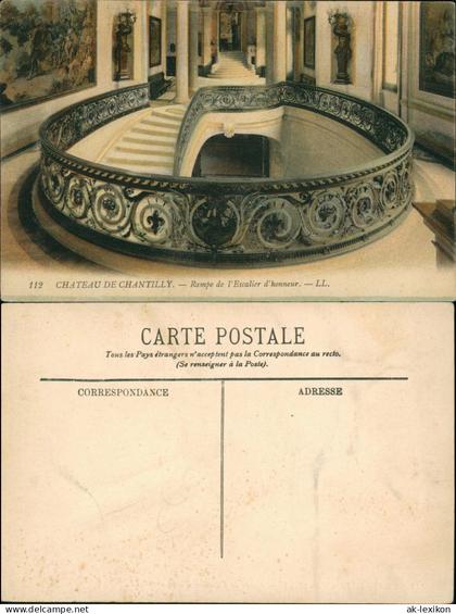 Chantilly Chantilly Rampe de l'Escalier d'honneur. Chateau Schloss 1909