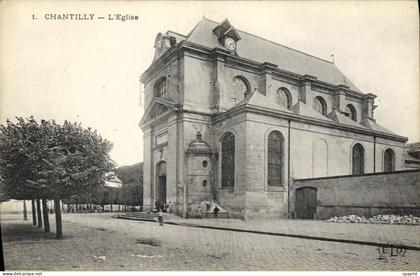 CPA Chantilly L Eglise