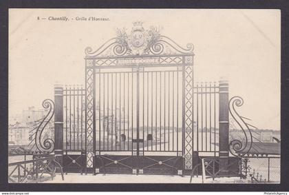 FRANCE, Postcard, Chantilly, Grille d'Honneur