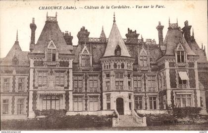 Chaource - Chateau de la Cordeliere - Vue sur le Parc - CPA