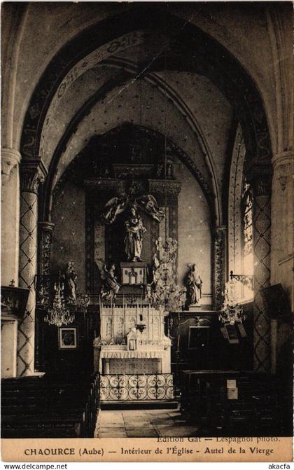 CPA Chaource interieur de l'Eglise (1426013)
