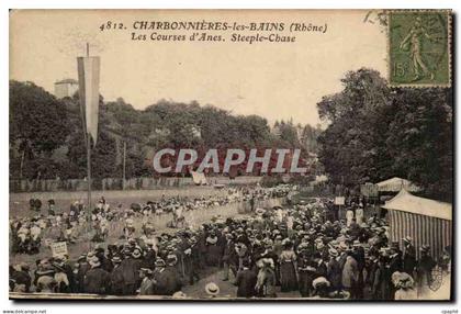 Charbonnieres les Bains CPA Les courses d'anes Steeple Chase (ane donkey) TOP