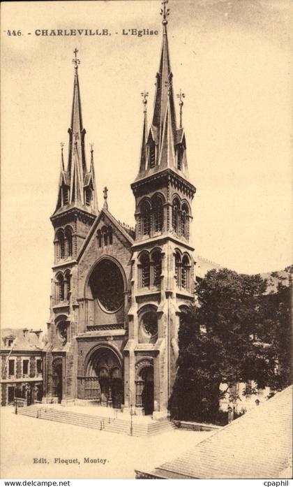 Charleville - L'Eglise - CPA