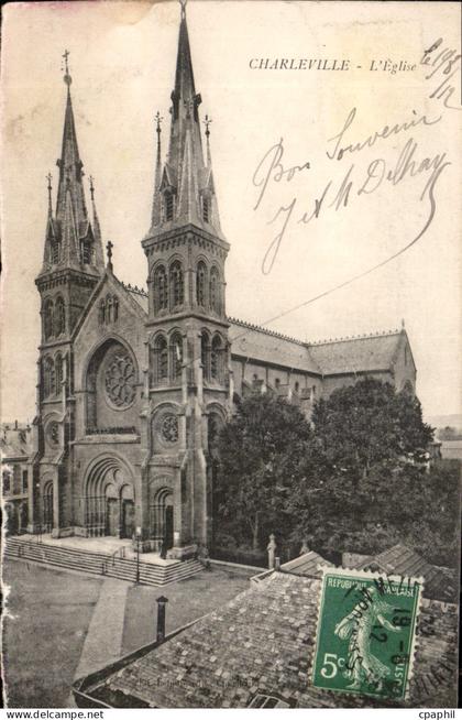 CPA Charleville l'Eglise