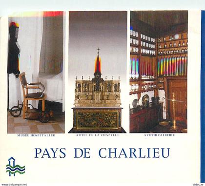 Carte Postale - 42 - Charlieu - Le Musée Hospitalier - Multivues - Flamme Postale de Charlieu - CPM - Voir Scans Recto-V