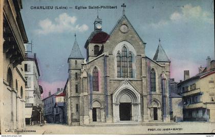 CPA Charlieu Eglise Saint Philibert