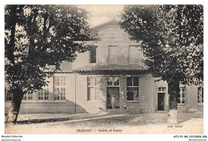 ATJP1-0014-89 - CHARMOY - Mairie et écoles