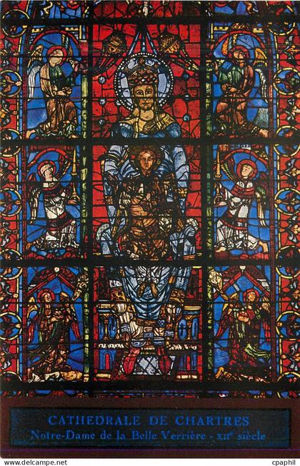 CPA Cathedrale de Chartres Notre Dame de la Belle Verriere