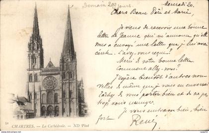 CPA Chartres La Cathedrale