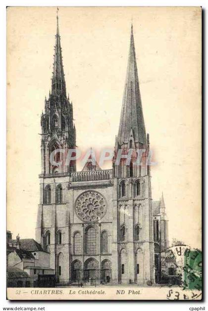 CPA Chartres La Cathedrale