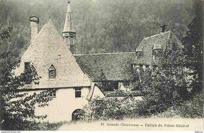 Carte Postale Ancienne - 38 - La Grande Chartreuse - Couvent de la Grande Chartreuse - Cellule du Prieur Général - CPA -