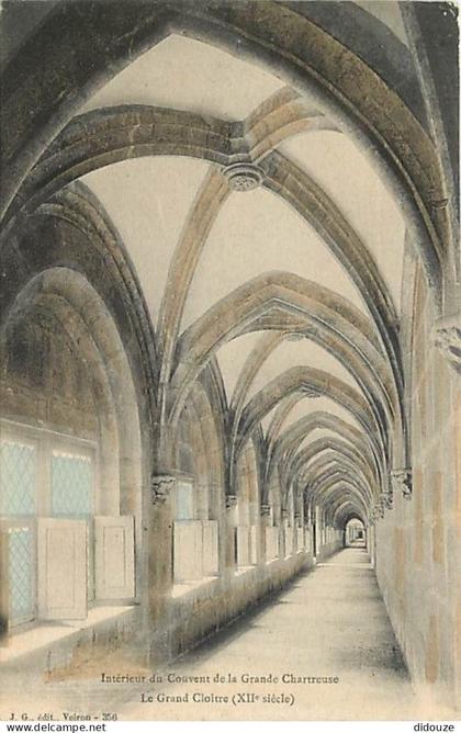 Carte Postale Ancienne - 38 - La Grande Chartreuse - Couvent de la Grande Chartreuse  - Le Grand Cloître - Colorisée - C