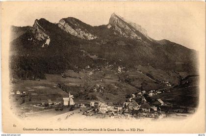 CPA Grande-CHARTREUSE - St-PIERRE-de-CHARTREUSE & le Grand Som (652848)