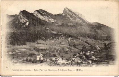 Grande Chartreuse CPA Saint Pierre de Chartreuse et le Grand Som