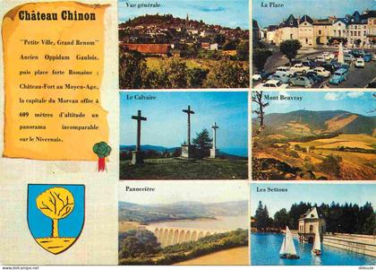 58 - Chateau Chinon - Multivues - Blasons - CPM - Voir Scans Recto-Verso