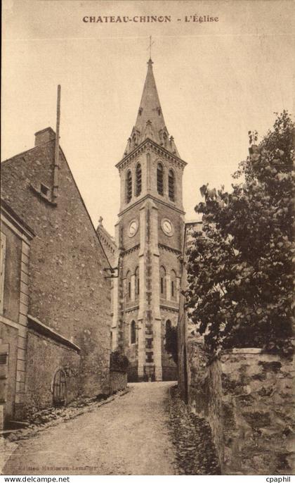 Chateau Chinon - L'Eglise - CPA