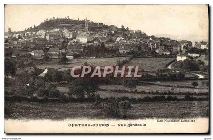CPA Chateau Chinon Vue generale