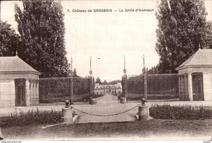 CPA Chateau de Grosbois La Grille d Honneur