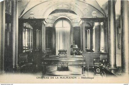 CPA Chateau de la Malmaison Bibliotheque