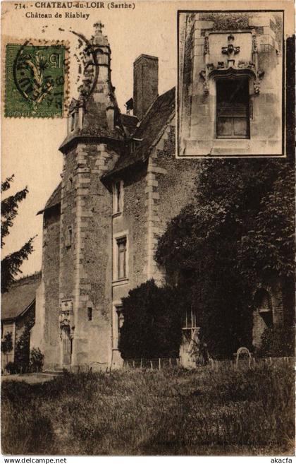 CPA CHATEAU-du-LOIR Chateau de Riablay FRANCE (1434581)