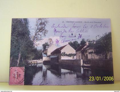 CHATEAU-LANDON (SEINE ET MARNE) MOULIN DE LA TABARDERIE.