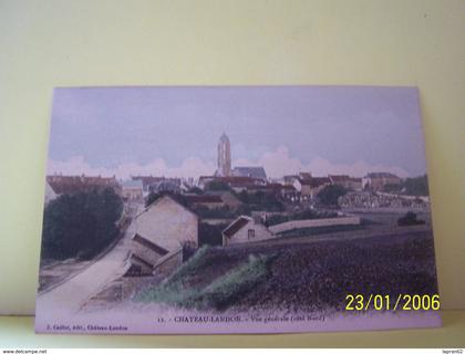 CHATEAU-LANDON (SEINE ET MARNE) VUE GENERALE, COTE NORD.