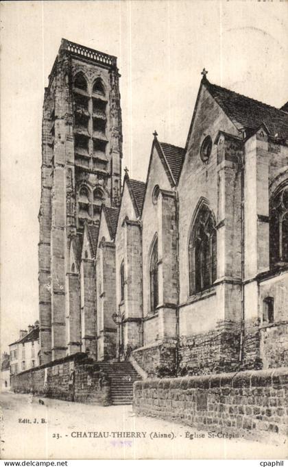 Chateau Thierry - Eglise St Crepin - CPA