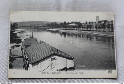 Château Thierry, vue prise du pont, Aisne 02