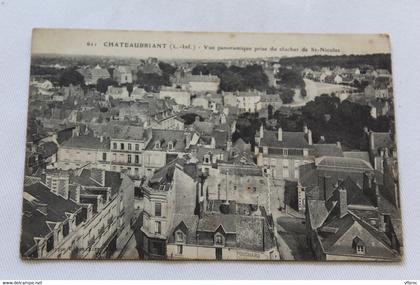 Chateaubriant, vue panoramique prise du clocher de saint Nicolas, Loire atlantique 44