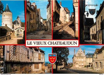 Carte Postale - 28 - Chateaudun - Le Vieux Chateaudun - Multivues - Blasons - CPM - Voir Scans Recto-Verso - Poscard - C